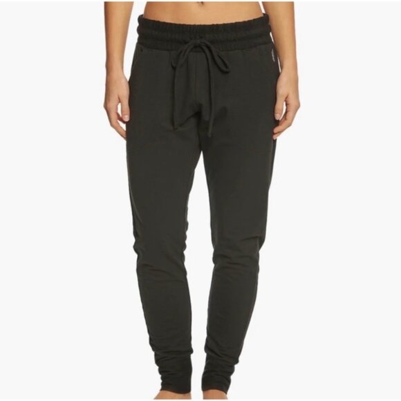 Free People Movement Sunny Skinny Sweatpants Joggers Black Women's Size Medium - Picture 1 of 8